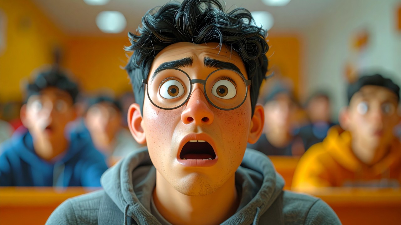 That moment of panic - let the comedy continue.