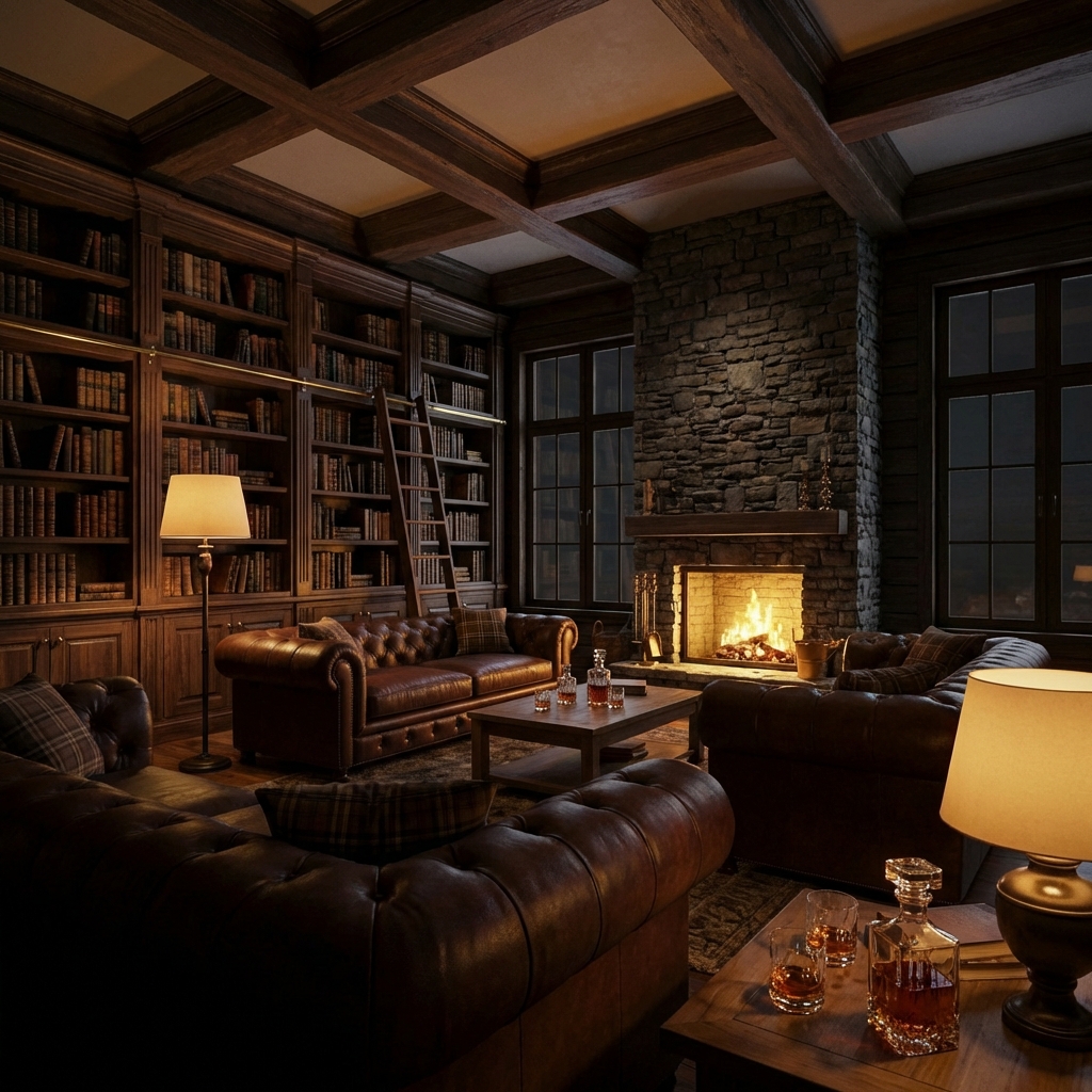 Gentleman's Library Study