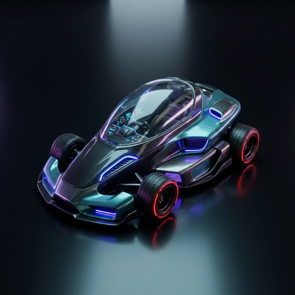 Neon Cyber Racer