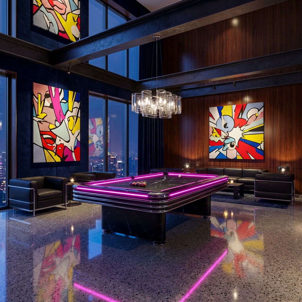 Neon Billiards Lounge