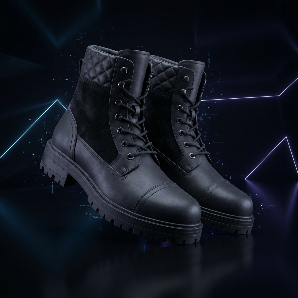 Black Combat Boots
