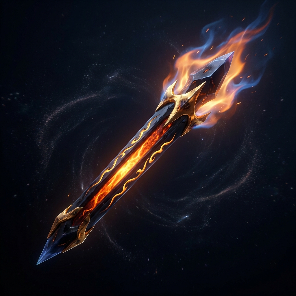 Flaming Sword Blade