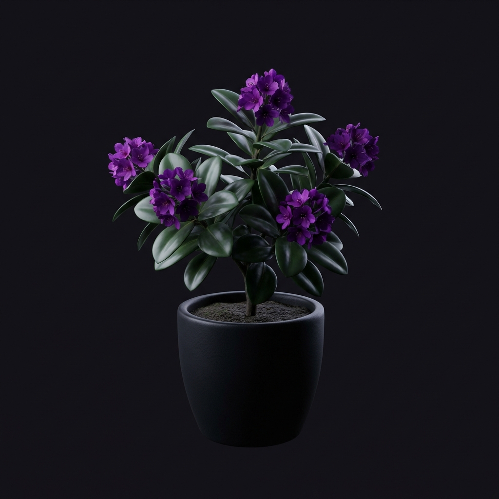 Purple Flowering Plant