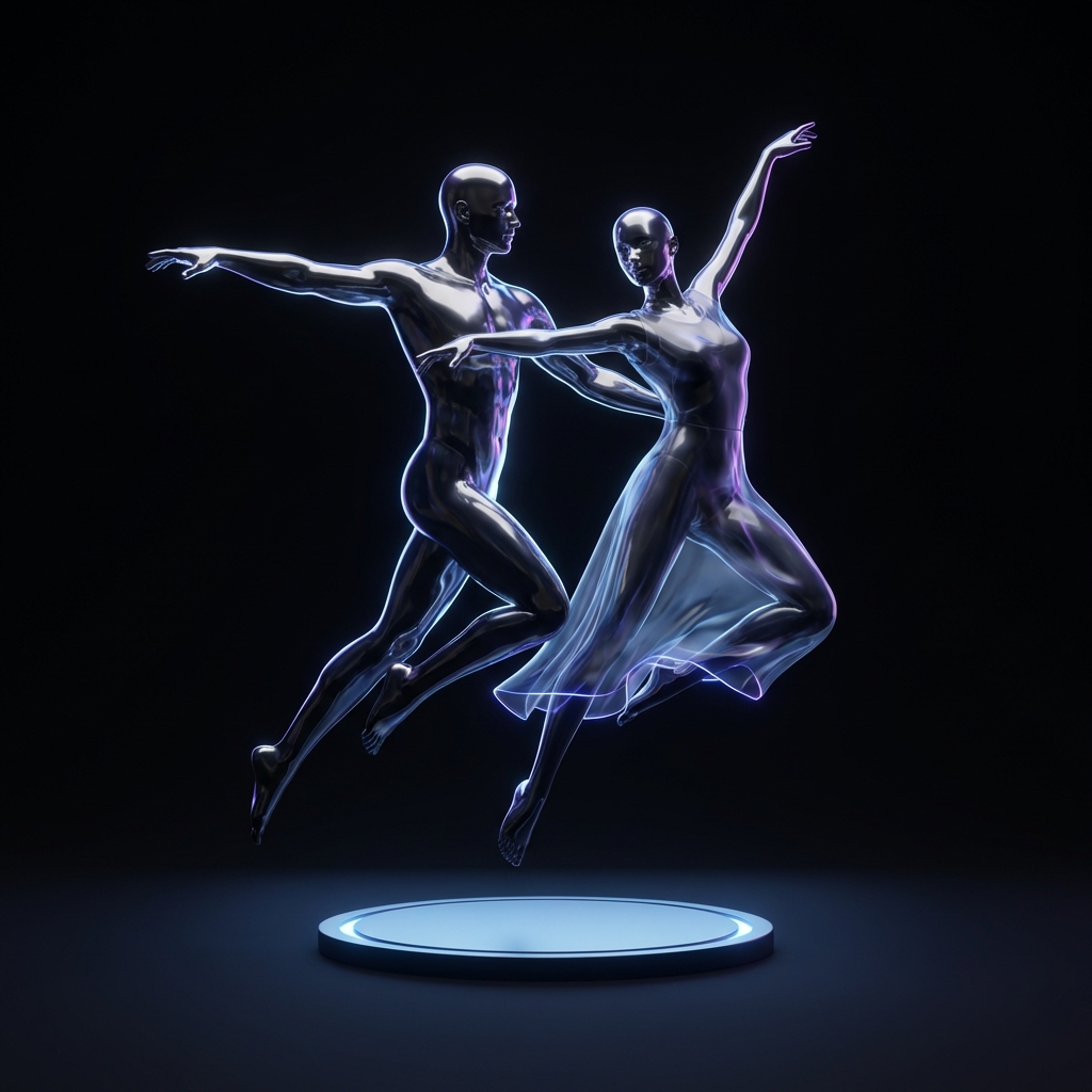 Chrome Ballet Dancers