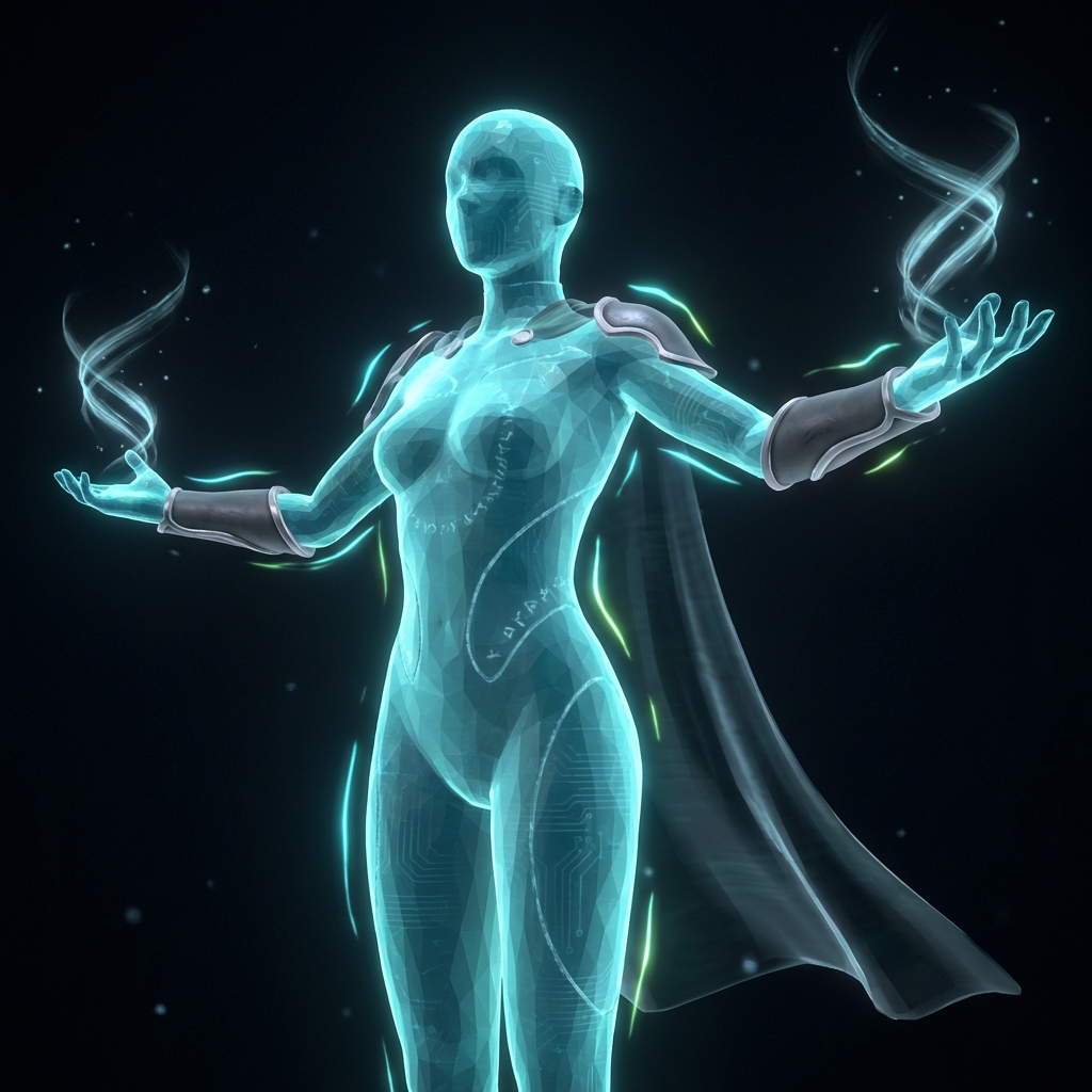 Holographic Sorceress