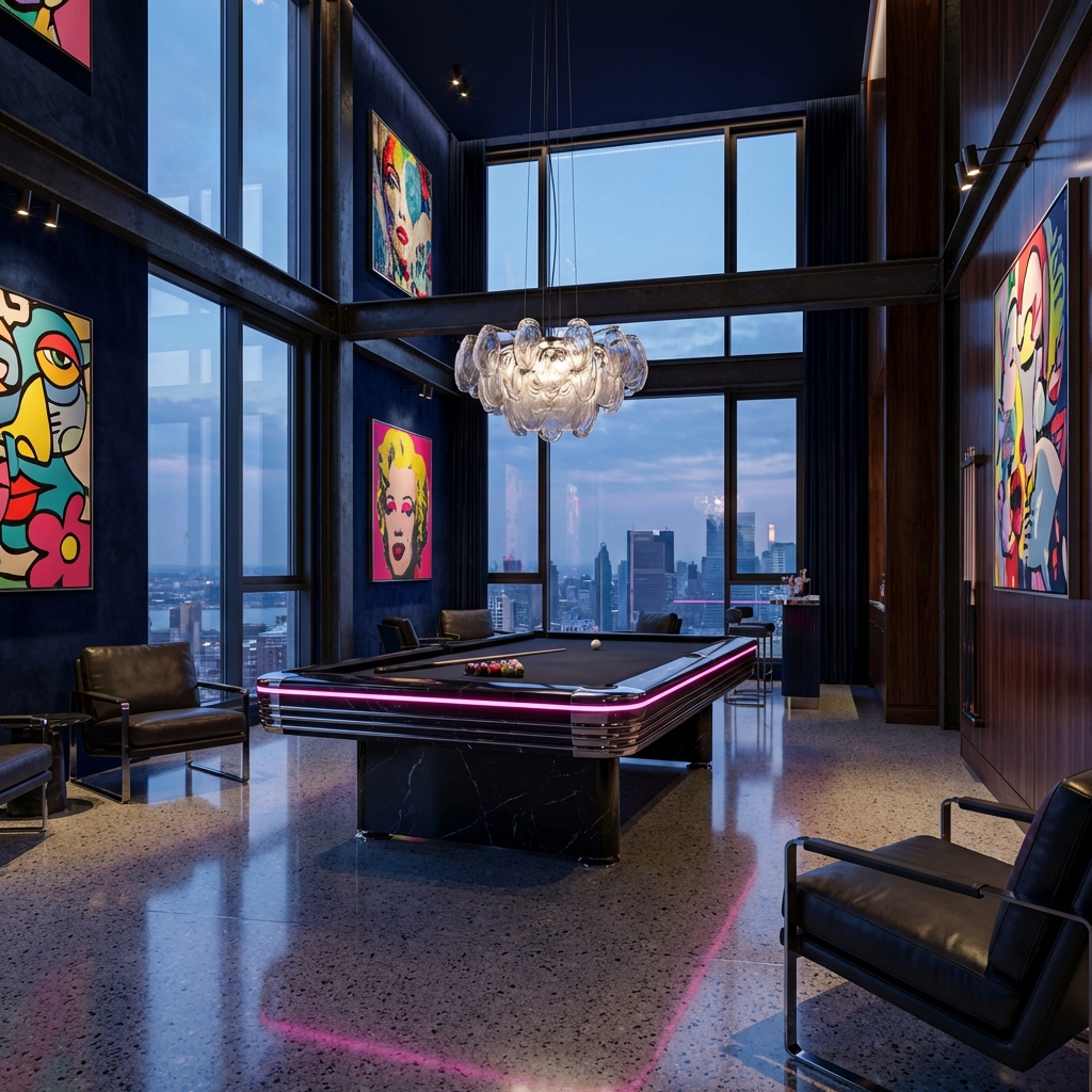 Pop Art Billiards Hall